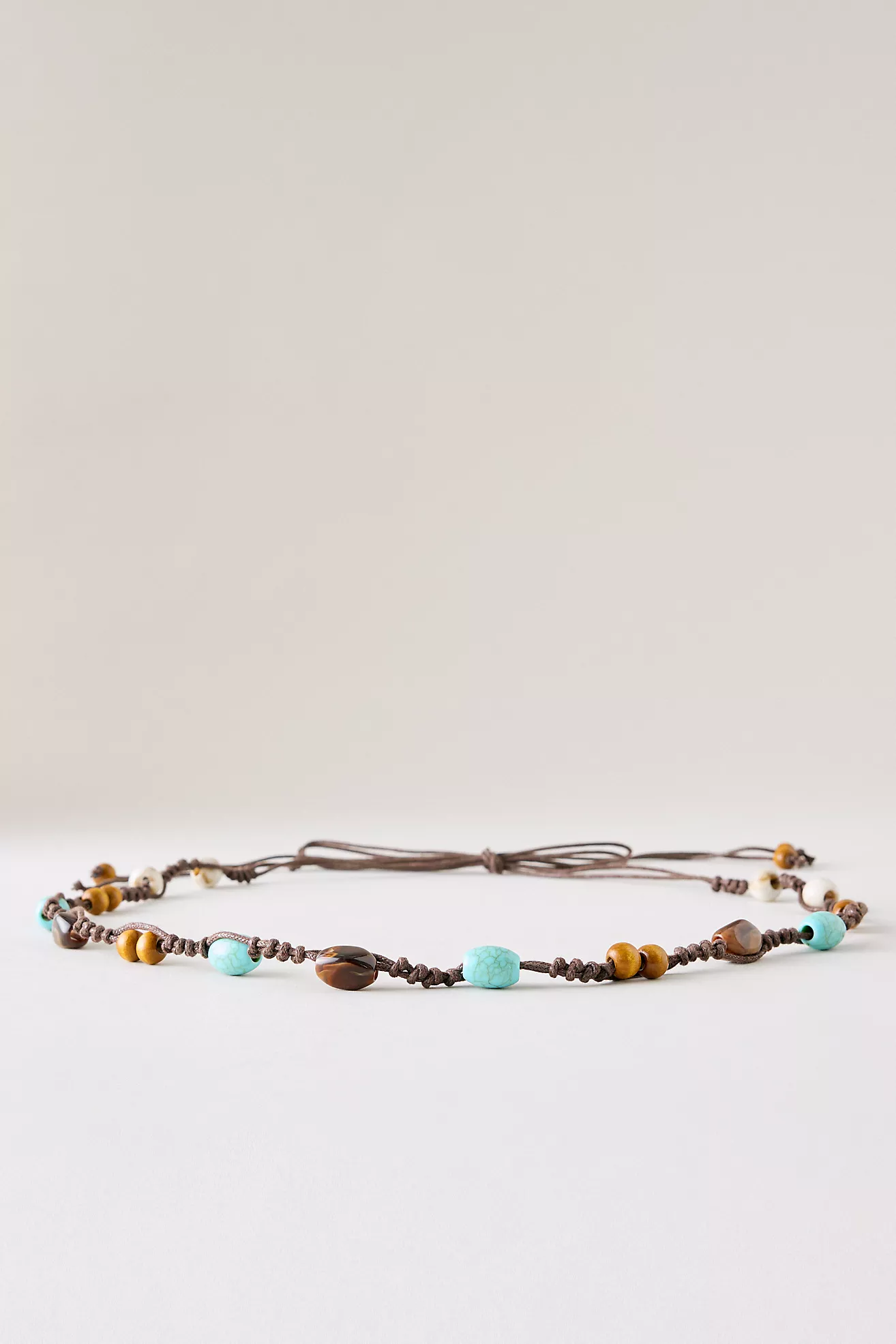 Beaded Cord Belt