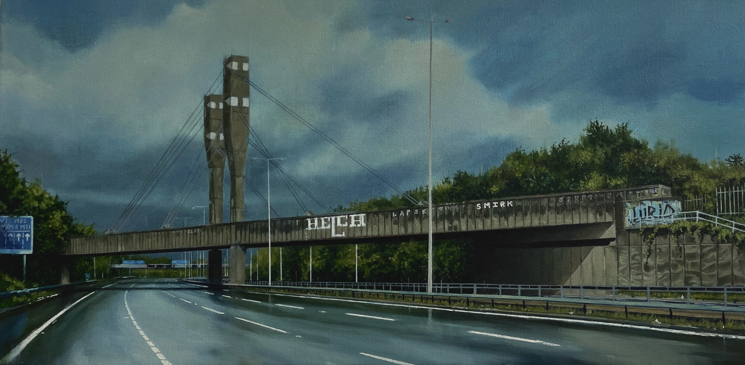 Britain’s motorway infrastructure serves as subject matter for artist Jen Orpin’s monograph