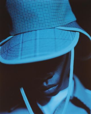 Checkered hat by Paul Smith and Ahluwalia