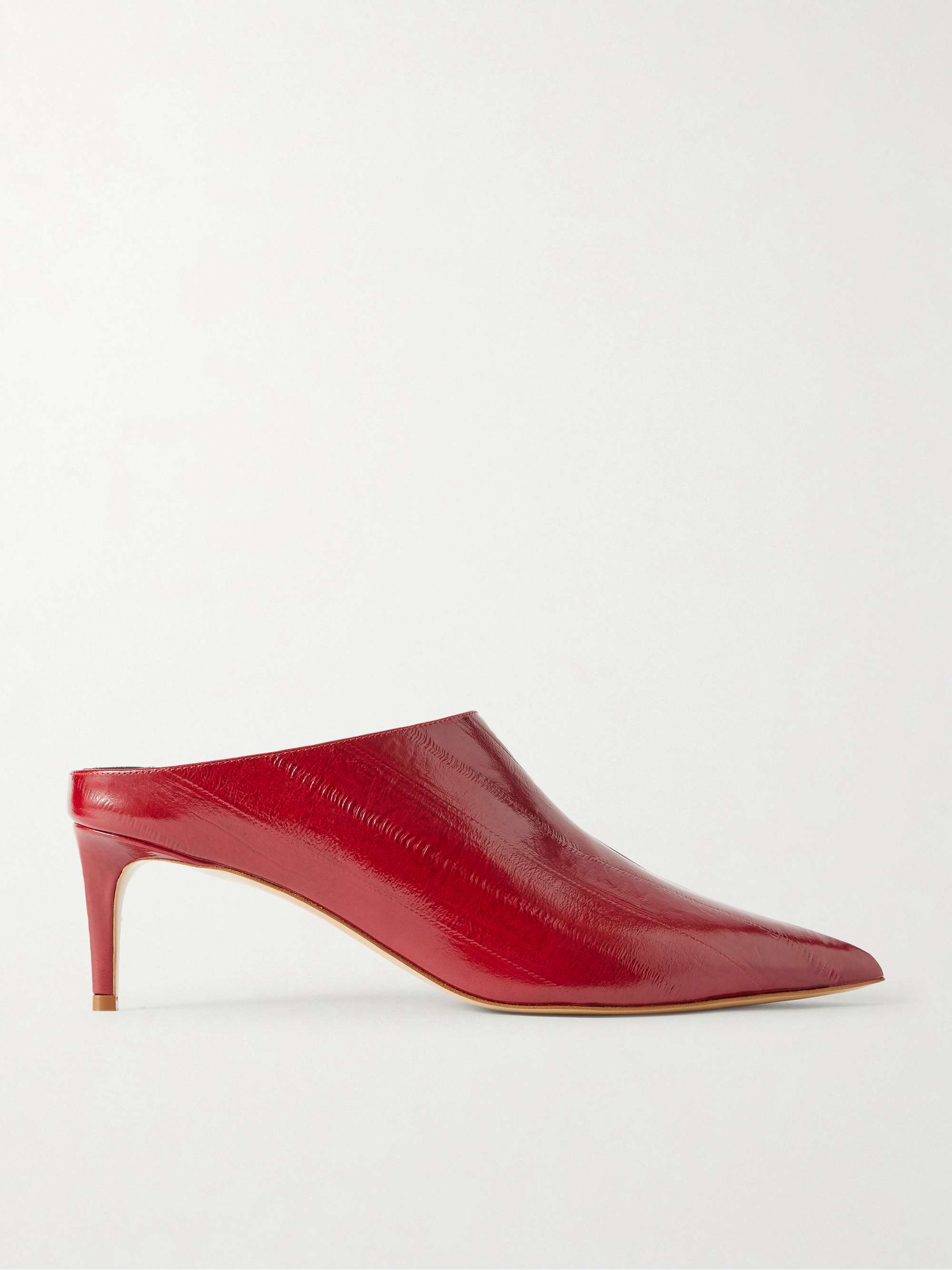 Lou Patent-Leather Mules