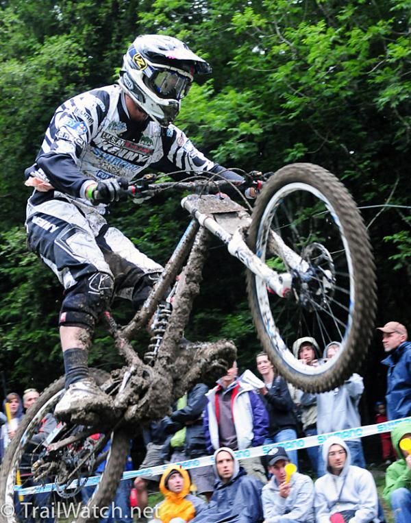 If you are in the air you are not riding in mud.