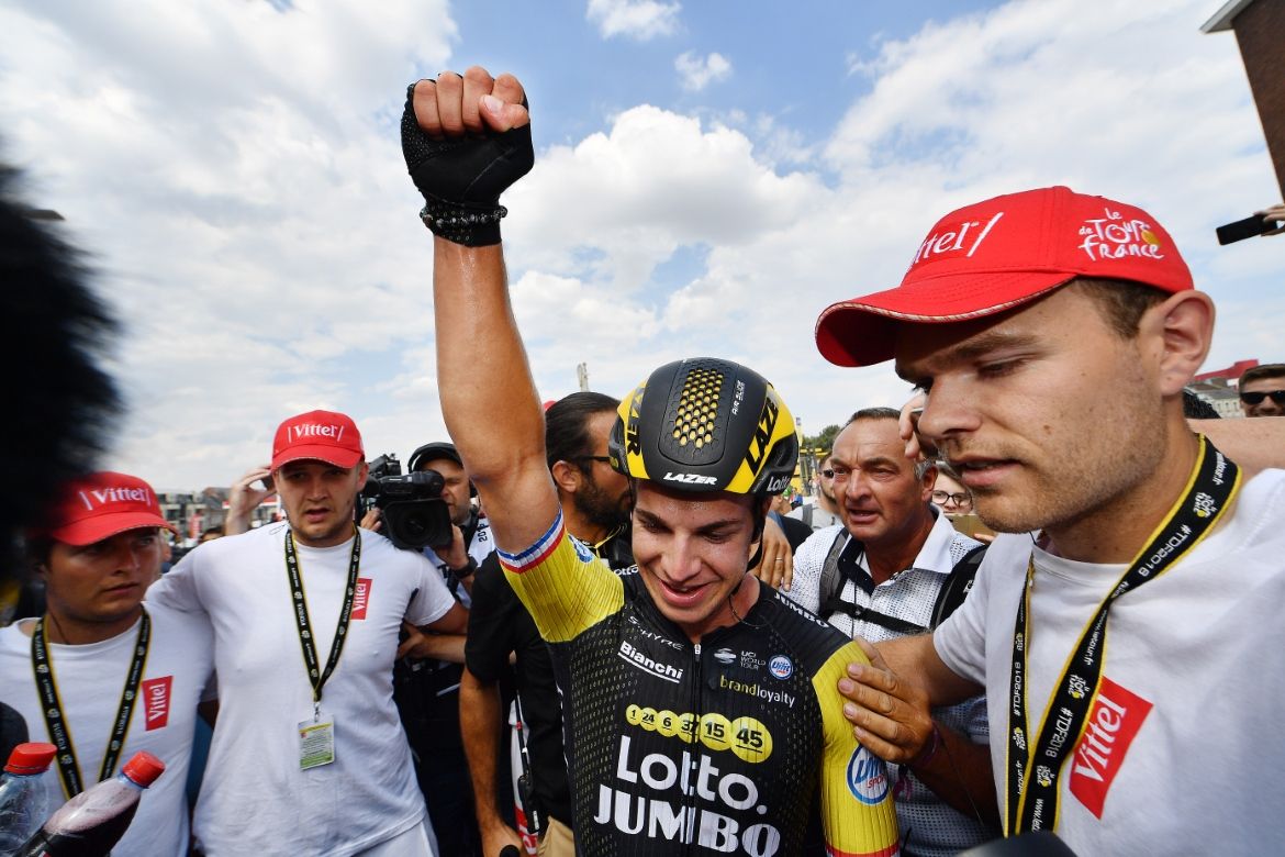 Dylan Groenewegen takes his second