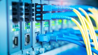 Telecommunications using Fiber Optics handling multiple data
