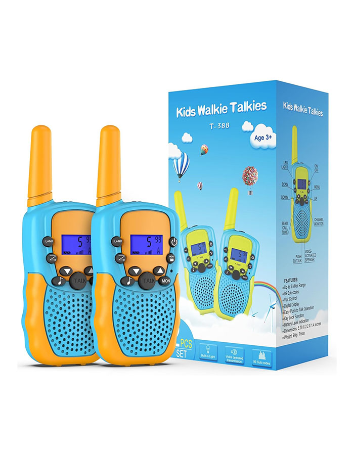 Selieve Toys for 3-12 Year Old Boys Girls, Walkie Talkies for Kids 22 Channels 2 Way Radio Toy With Backlit Lcd Flashlight, 3 Miles Range for Outside, Camping, Hiking