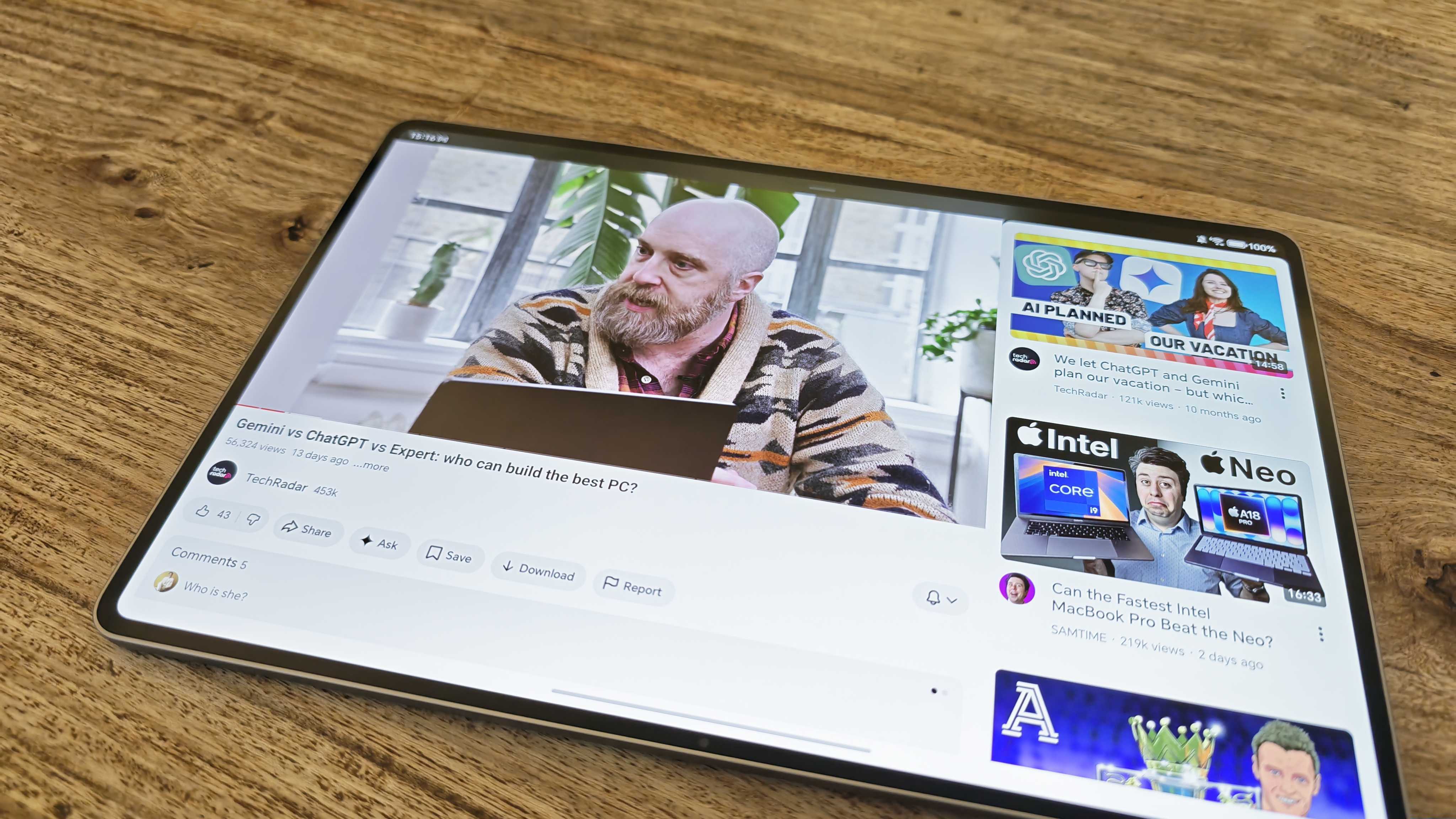 The Honor MagicPad 4 tablet.