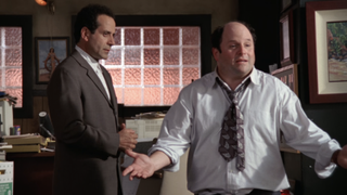 Tony Shalhoub and Jason Alexander in Mr. Monk and the other detective