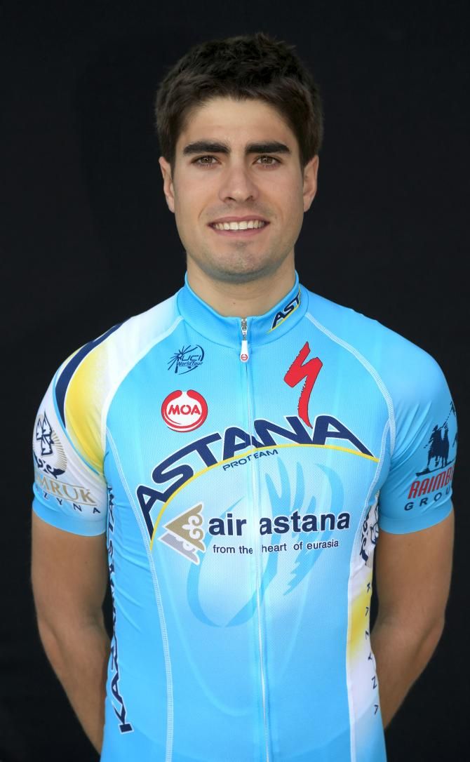 Mikel Landa in the 2014 Astana jersey