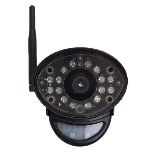 Lorex Live Sense image: The outside camera has built-in LEDs for visibility at night.