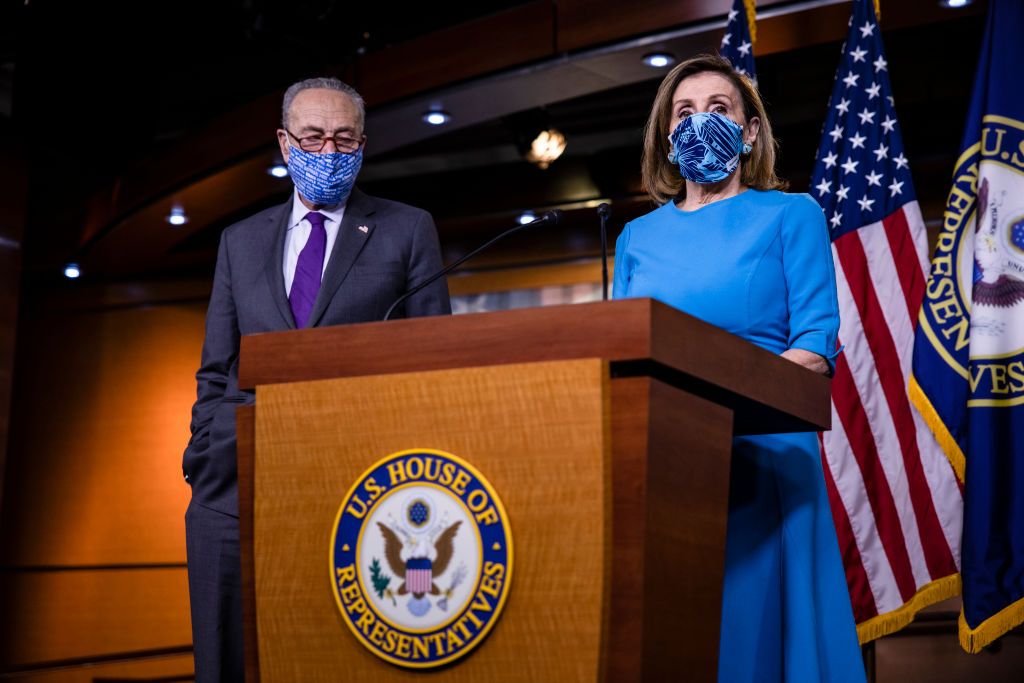 Chuck Schumer and Nancy Pelosi.