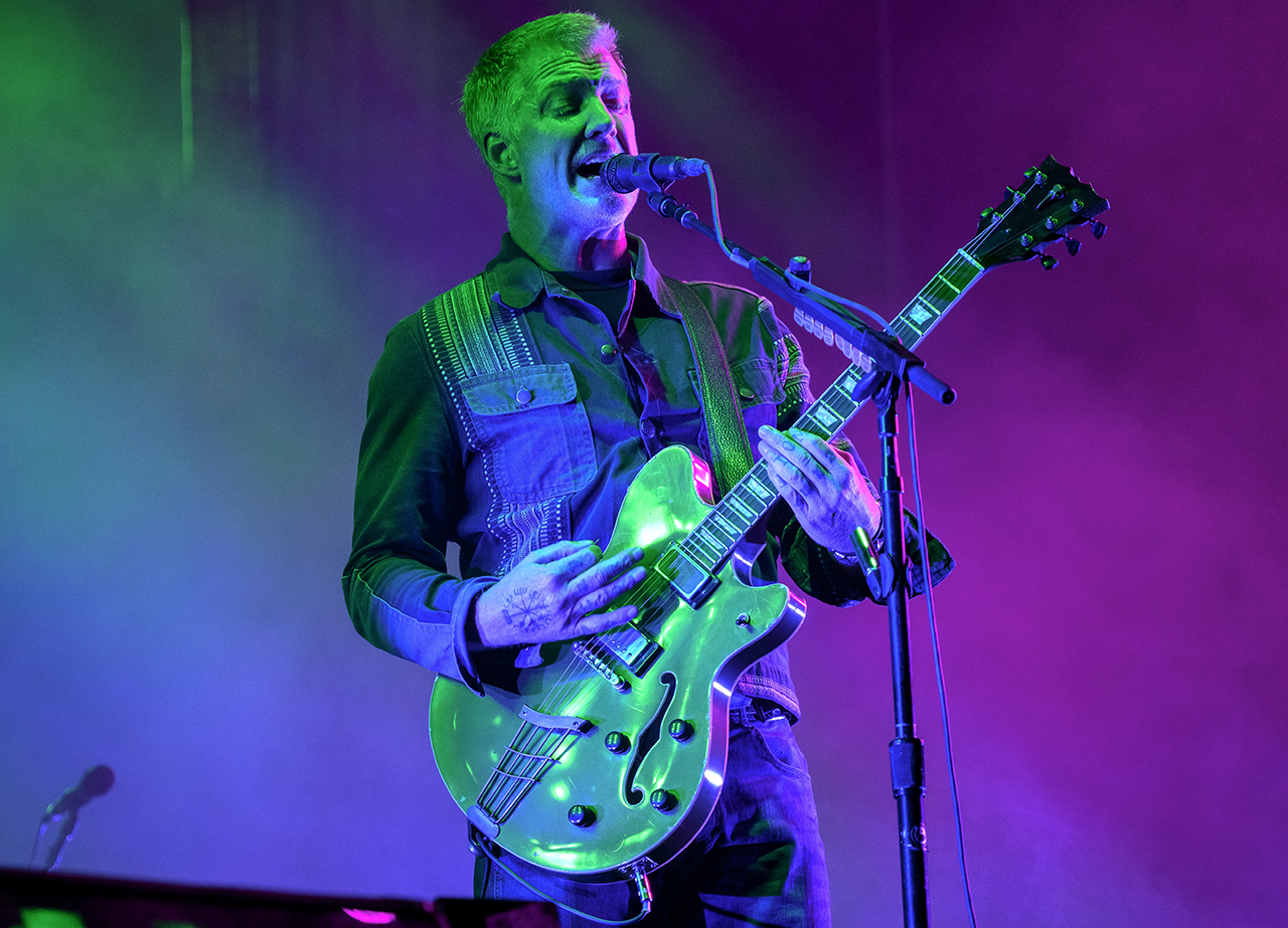 American rock band Queens of the Stone Age performs live on stage during Rock en Seine at Domaine National de Saint-Cloud on August 24, 2025 in Paris, France.