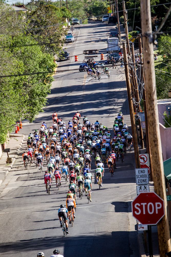 A break gets up the ride on the back side of the course.
