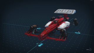 F1 inspired space ship in Starfield.