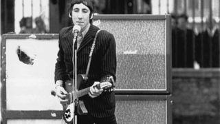 Pete Townshend performing with the Who in the mid-'60s