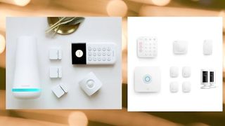 SimpliSafe and Ring devices demonstrated in comparison