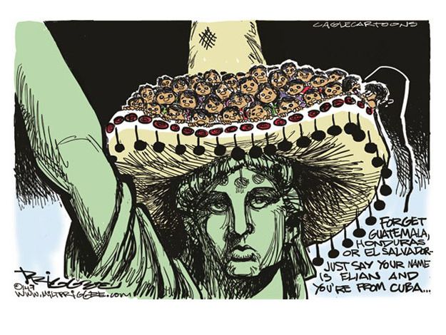 Political cartoon immigration reform