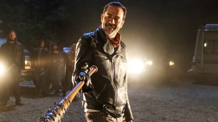 An image of Negan from The Walking Dead season 6