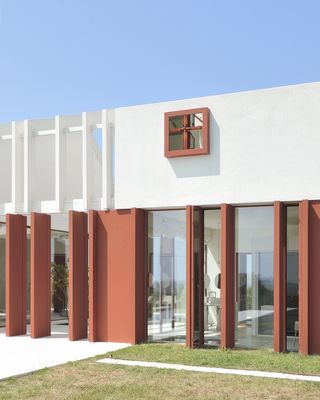Border Crossing House simone subissati architects side view
