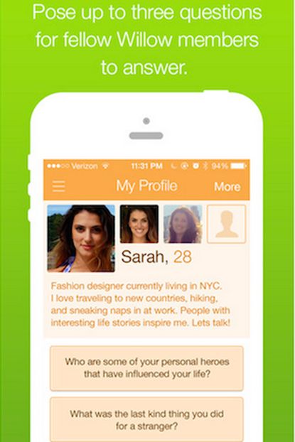 Willow dating app
