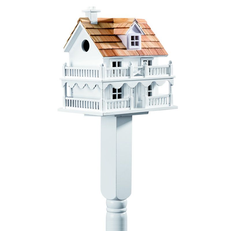 Plow & Hearth Wooden Cape Cod Birdhouse & Reviews | Wayfair