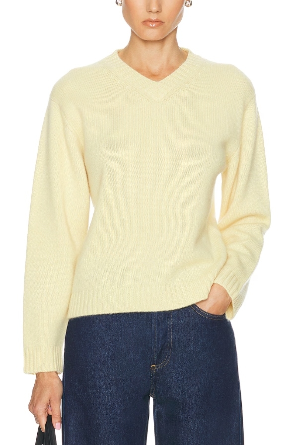 Amiya , Nevia V Neck Sweater