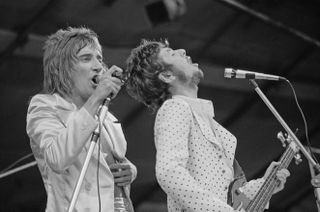Let's get the party started, Rod and Ronnie at the Weeley Festival in 1971
