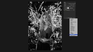 A Gradient map adjustment layer converts the tones of the greyscale image to something else [click the icon to enlarge the image]