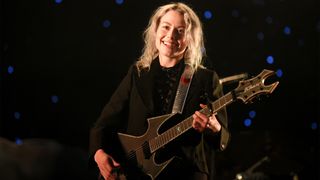 Phoebe Bridgers performs on the John Peel stage during day three of Glastonbury Festival at Worthy Farm, Pilton on June 24, 2022 in Glastonbury, England.
