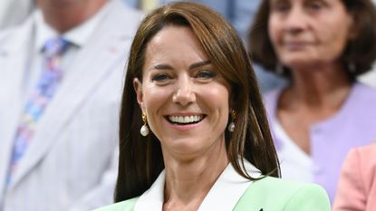 The wardrobe item Kate Middleton's never worn as a royal explained. Seen here is Catherine, Princess of Wales on day two of the Wimbledon Tennis Championships