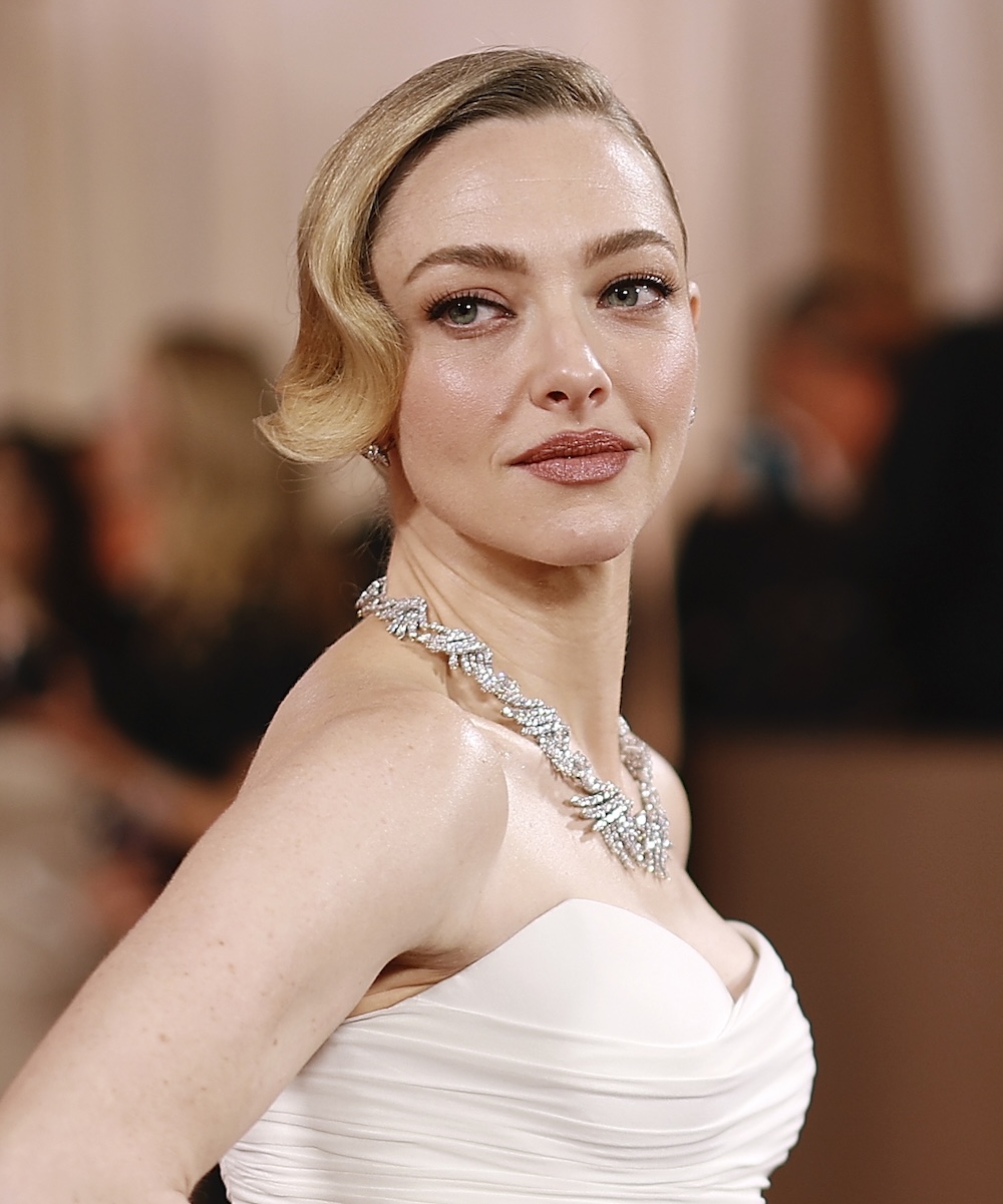 Amanda Seyfried at the golden globes