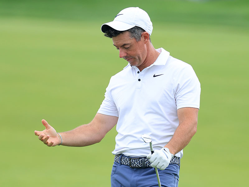 Rory McIlroy frustrated at the US Open