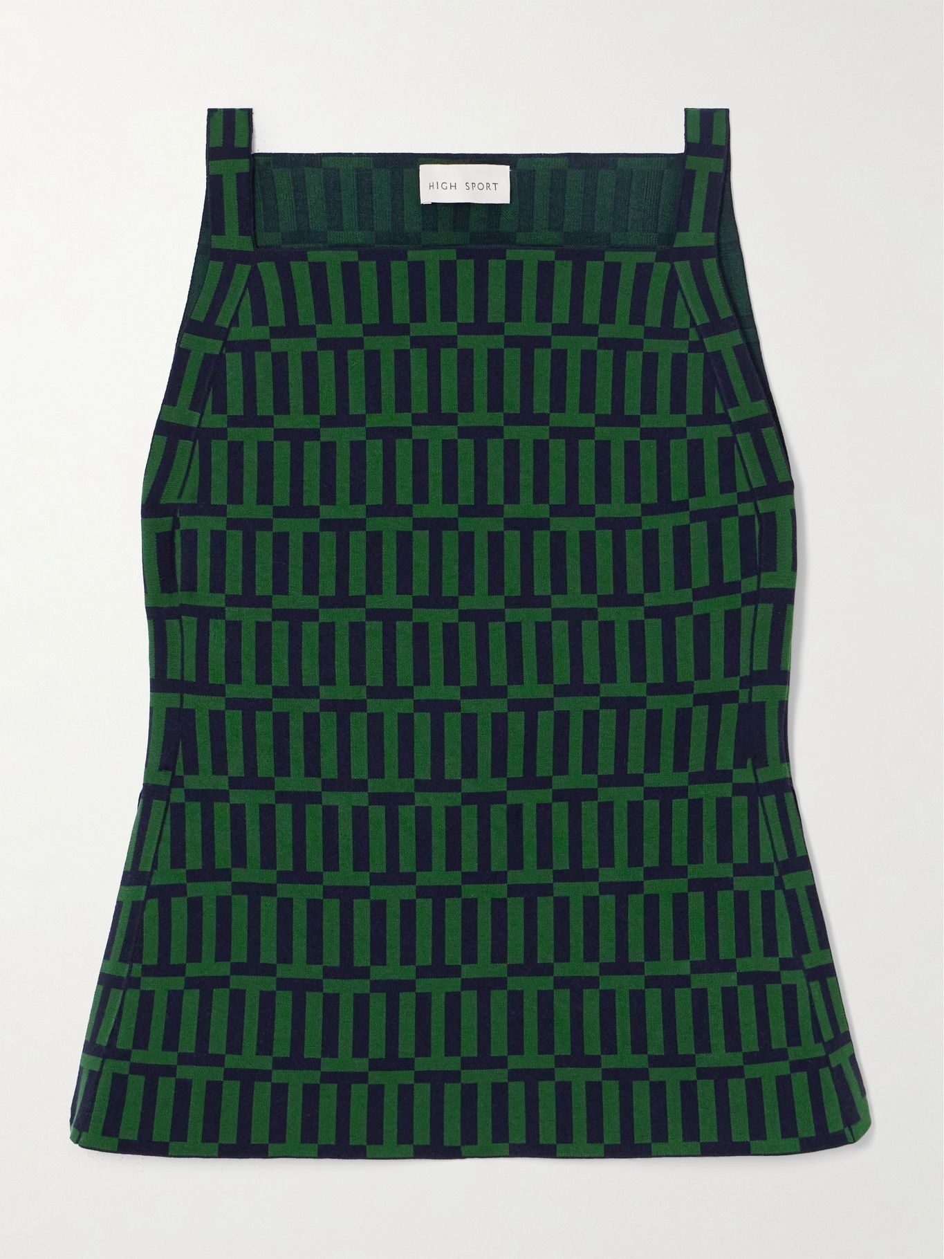 High Sport, Asher Cotton-Blend Jacquard Tank