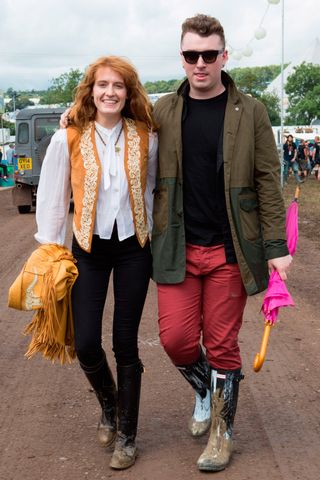Florence Welch and Sam Smith