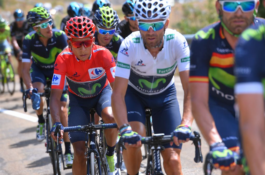 Nairo Quintana spent just the one day in the red leader's jersey