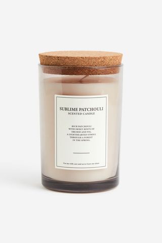 Sublime Patchouli Large Cork-Lid Scented Candle