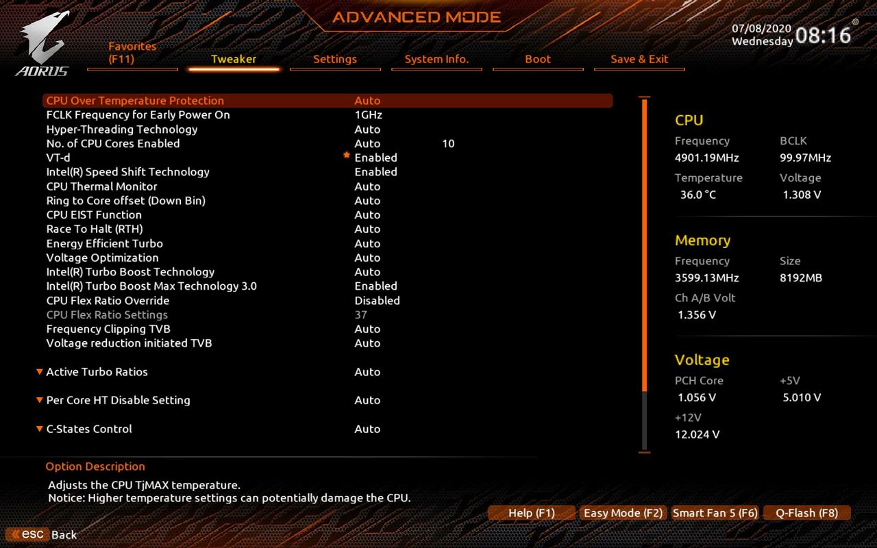 Gigabyte Z490 Aorus Extreme
