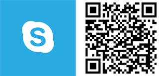 QR Logo Skype