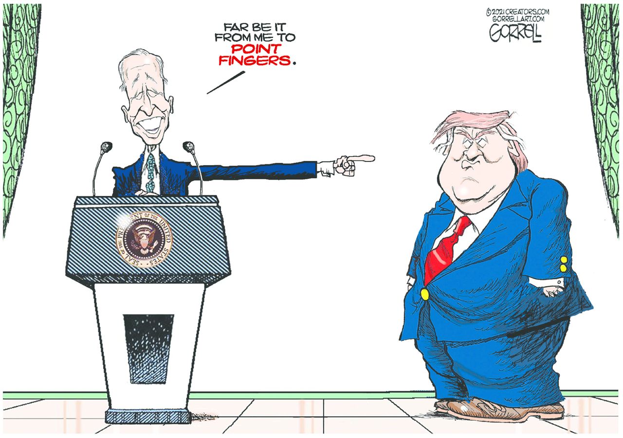 Political Cartoon.