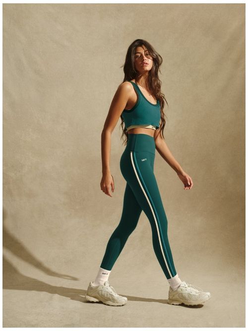 Sportbody&reg; Sporty Duo Stripe Leggings - Peak