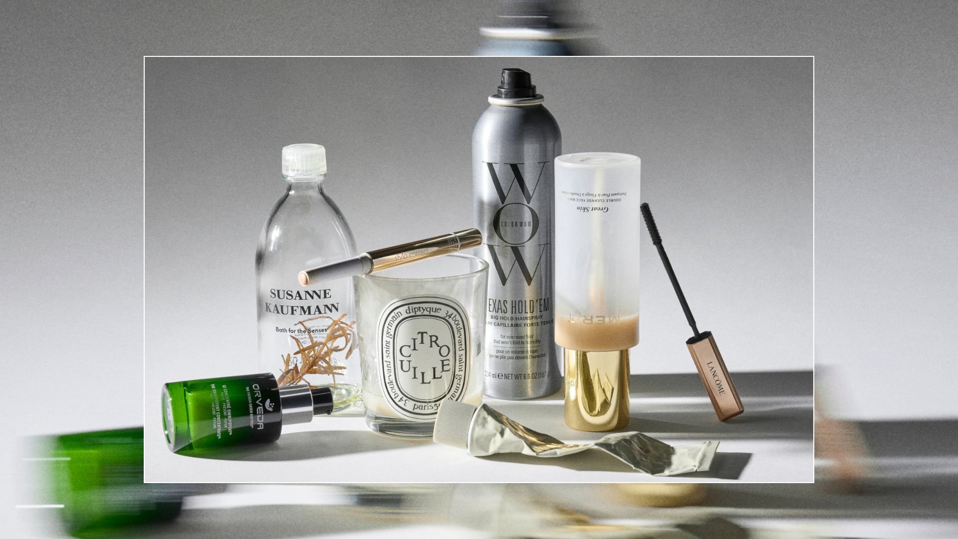 Shannon Lawlor&#039;s beauty empties for November, including Color Wow Texas Hold &#039;Em Hair Spray, Merit Great Skin Double Cleanse, Lancome Lash Idole Flutter Extensions, Diptyque Citrouille candle, Birkenstock foot balm, Sisley Stylo Concealer, Orveda The Omnipotent Concentrate and Susanne Kaufmann Bath for the Sense