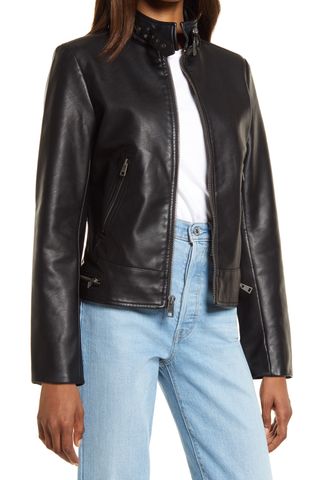 Levi's Women's Faux Leather Racer Jacket