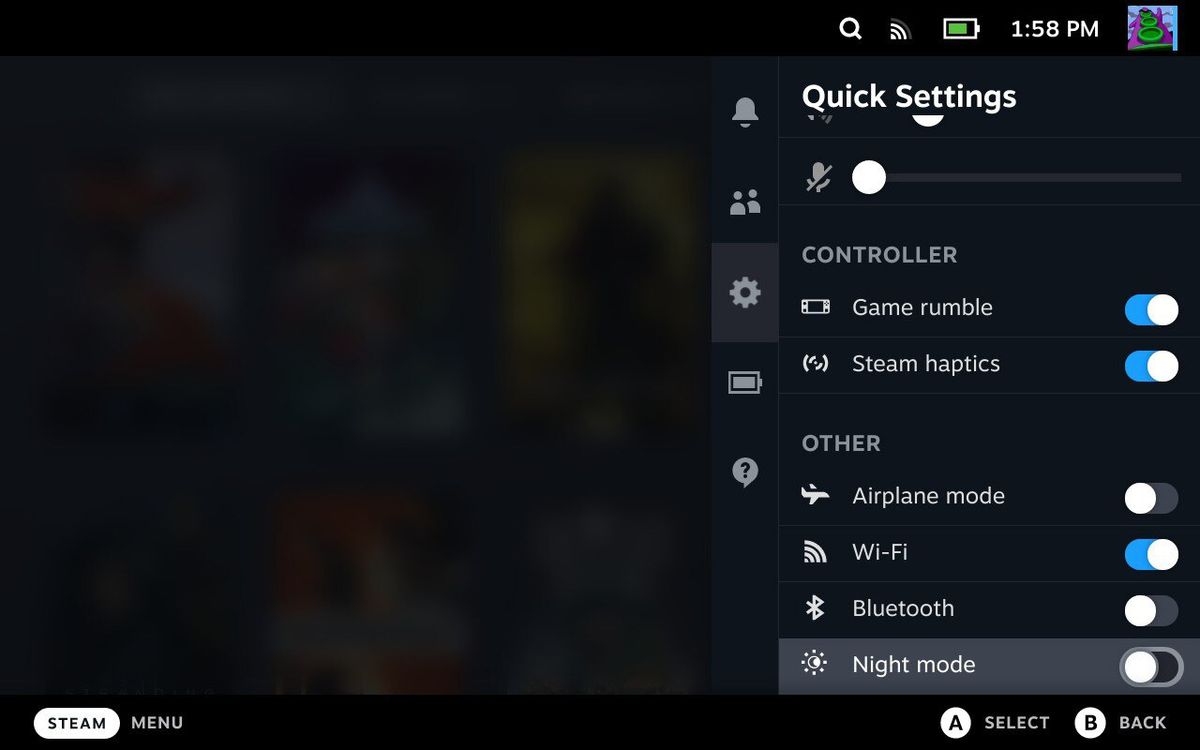 Steam Deck's UI