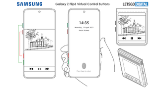 Samsung Galaxy Z Flip 3 patent