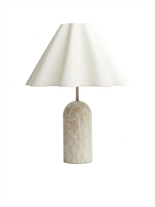 Linen-Blend Table Lamp
