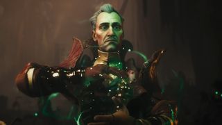 Dragon Age: The Veilguard character in green aura