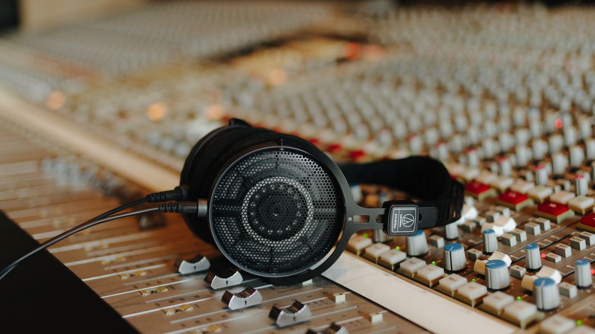 Audio-Technica ATH-R70xa on a mixing desk