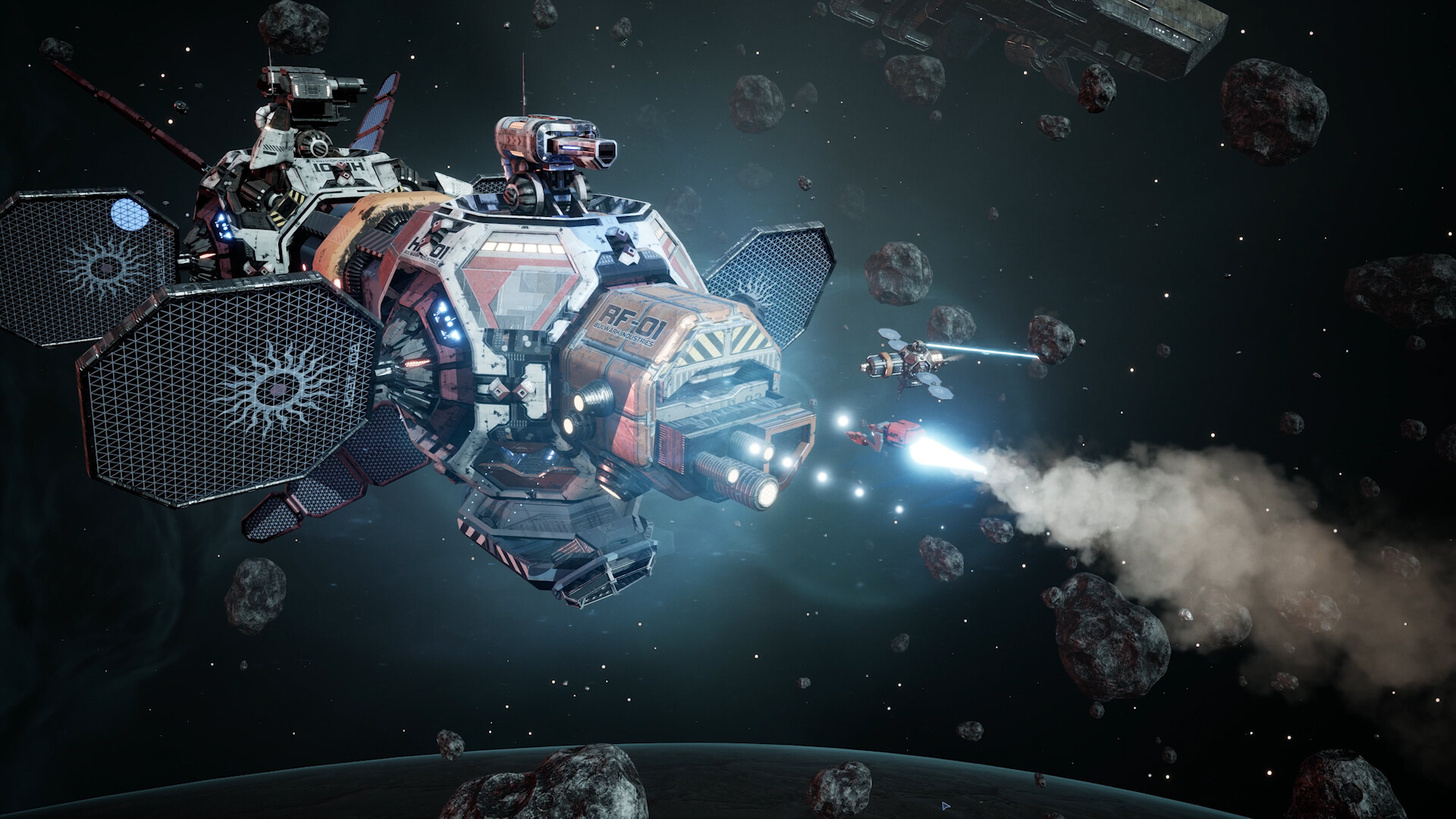  This upcoming indie game about mining asteroids and fighting aliens might be the new Homeworld-style experience I've been waiting for 