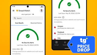 Keeper password manager app shown on smartphone