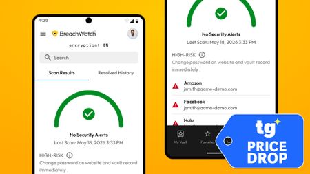 Keeper password manager app shown on smartphone