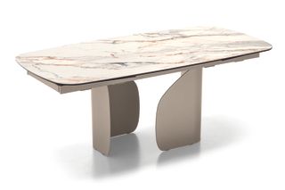 Milan Design Week Calligaris Twins dining table in marble and metal