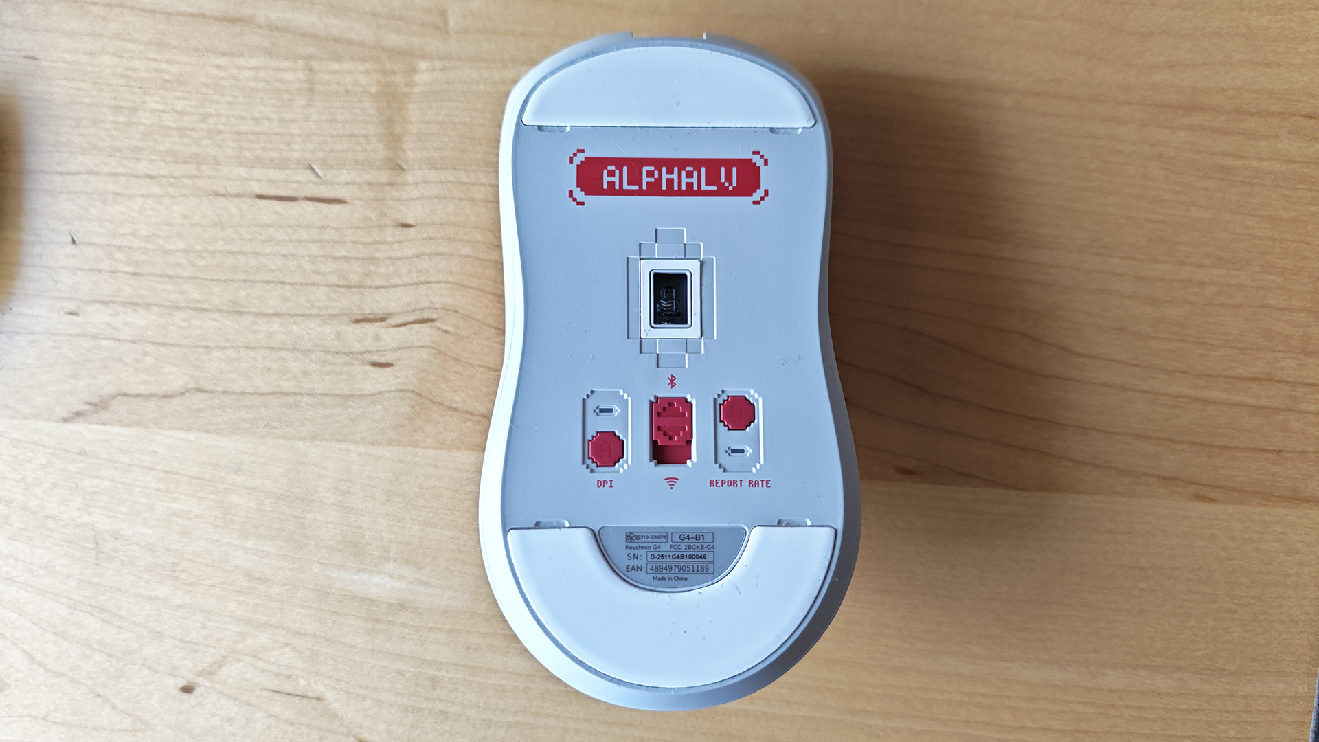 The Keychron G4 mouse.